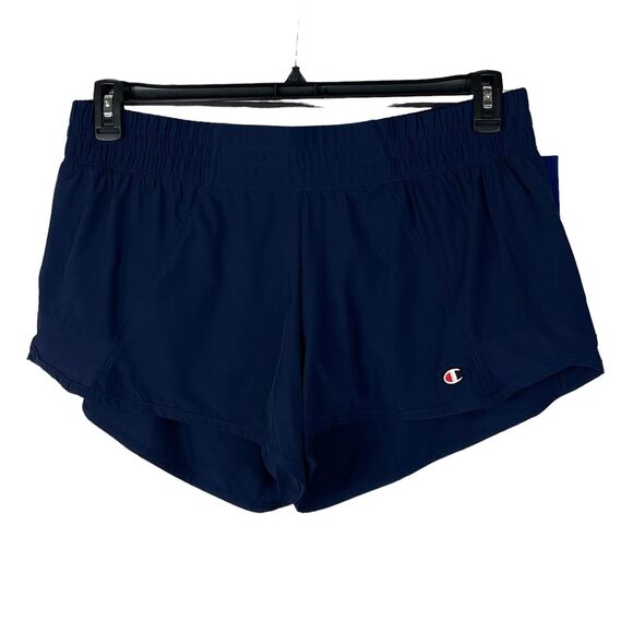 Champion X-Large Athletic Woven Shorts Attached Liner Pockets Wicking 4" Womens - Picture 1 of 8